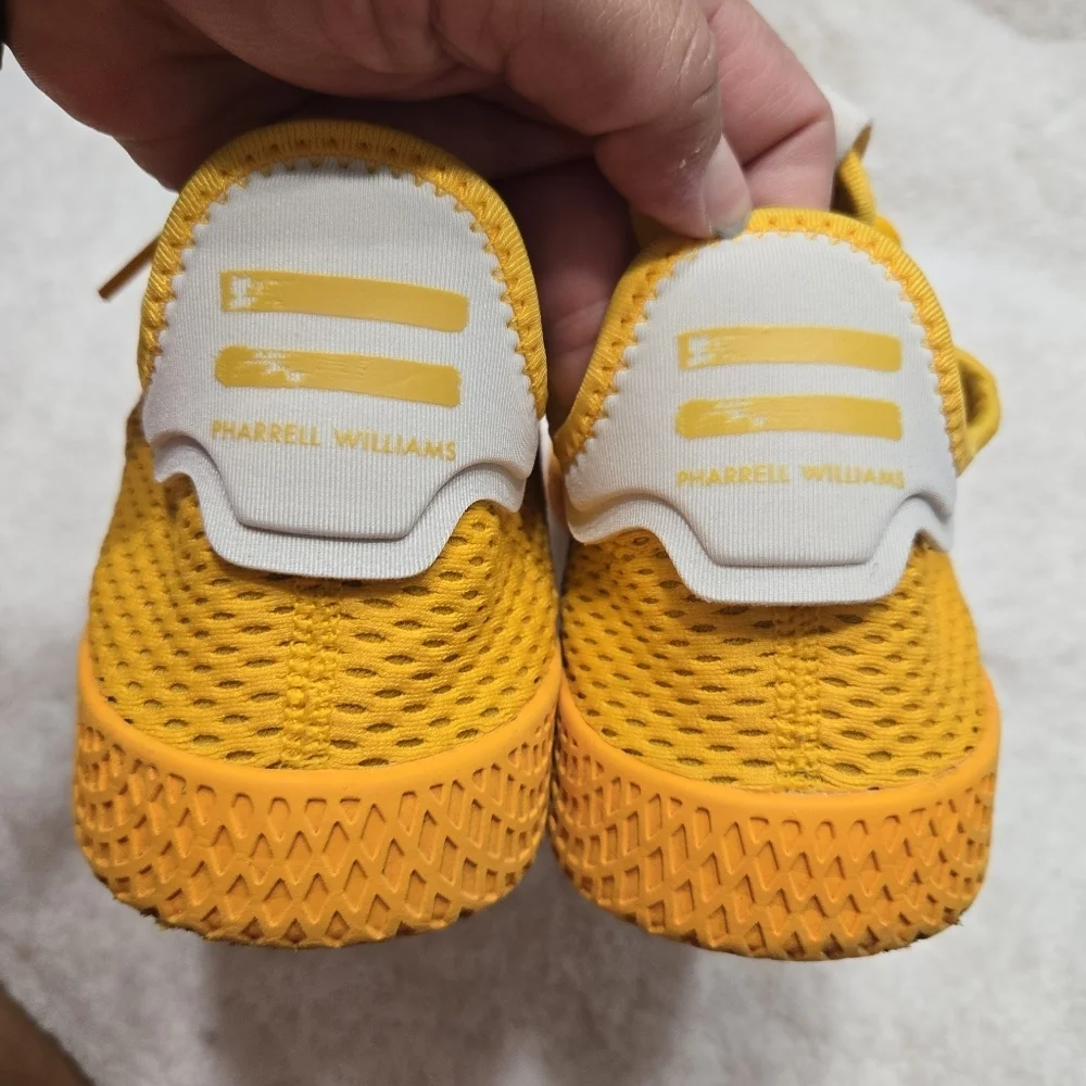 Adidas OriginalsMen's X Pharrell Williams Tennis Hu Sneakers In Yellow